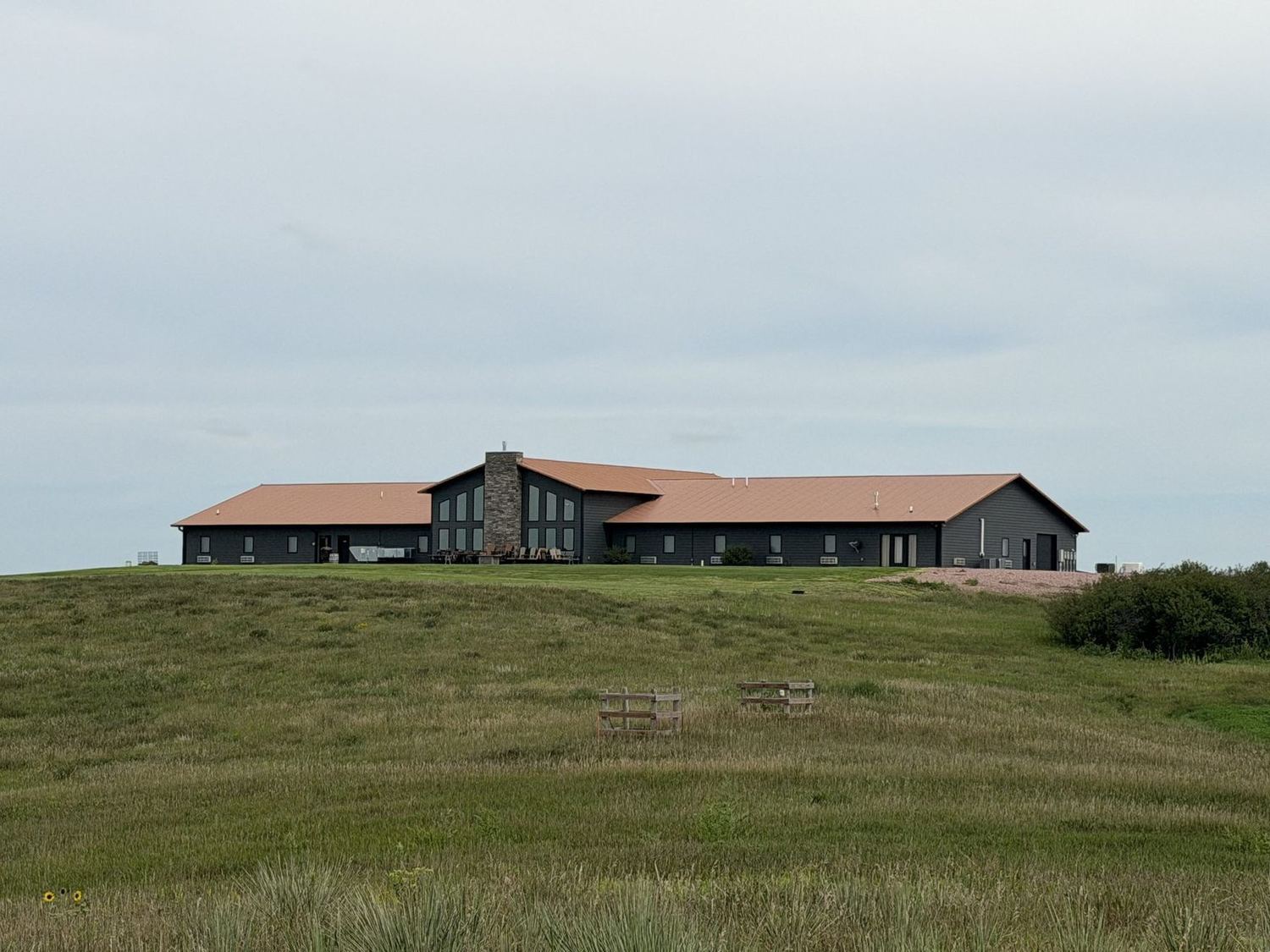 The 13,000 sq ft lodge at Bolton Ranch