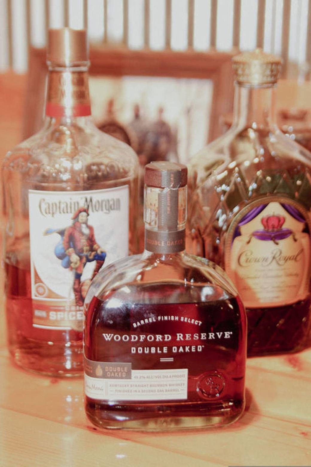 The full bar at The Lodge at Bolton Ranch